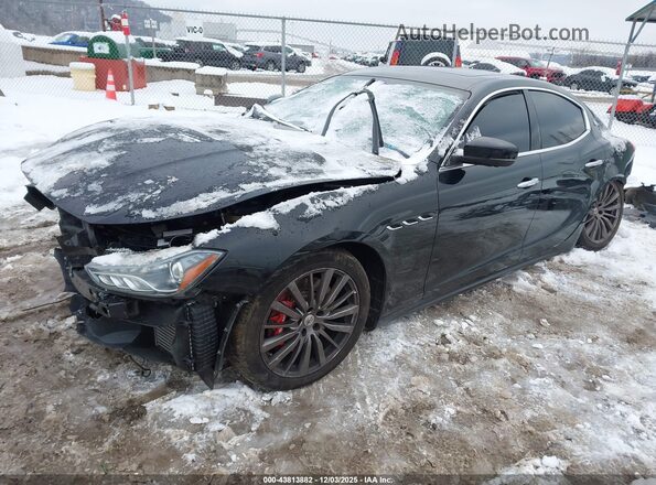 ZAM57YTAXM1371263 2021 MASERATI GHIBLI Black Vista tres cuartos delantera izquierda