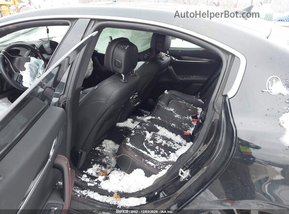 ZAM57YTAXM1371263 2021 MASERATI GHIBLI Black Vista de la etiqueta del VIN