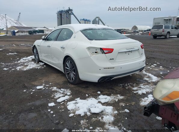 ZAM57YTL0K1322135 2019 MASERATI GHIBLI Белый Задняя левая четверть