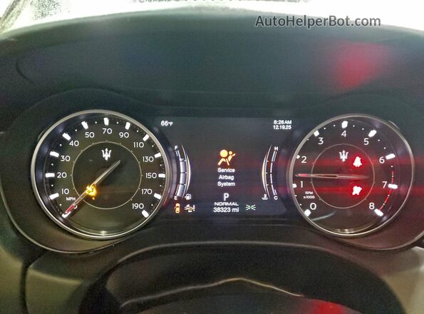 ZAM57YTS3M1362154 2021 MASERATI GHIBLI Black Vista del cuadro de instrumentos