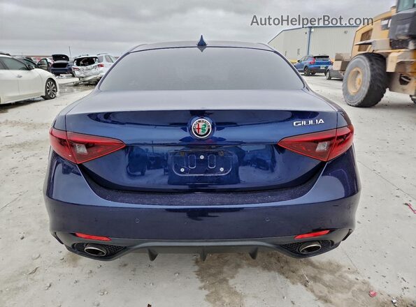 ZARFAECN9J7581346 2018 ALFA ROMEO GIULIA Blue 