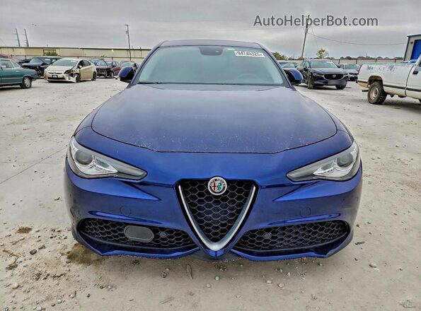 ZARFAECN9J7581346 2018 ALFA ROMEO GIULIA Blue 