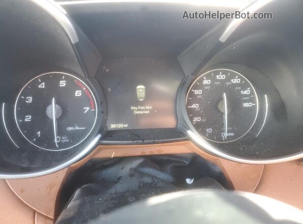 ZARFAMAN6M7641150 2021 ALFA ROMEO GIULIA Белый Вид щитка приборов
