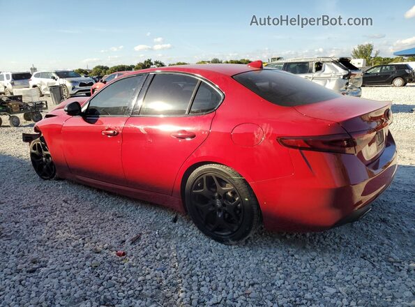 ZARFAMAN7M7639052 2021 ALFA ROMEO GIULIA Red Rear left