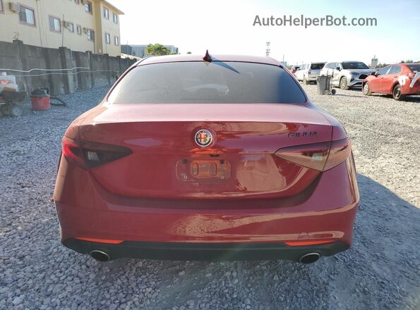 ZARFAMAN7M7639052 2021 ALFA ROMEO GIULIA Red Rear view