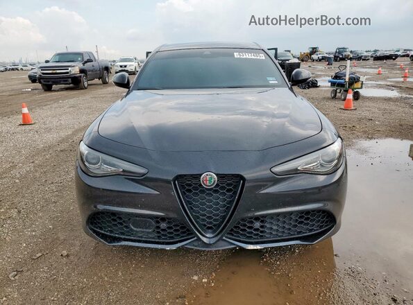 ZARFAMBN0P7666869 2023 ALFA ROMEO GIULIA Black Դիմացի տեսք