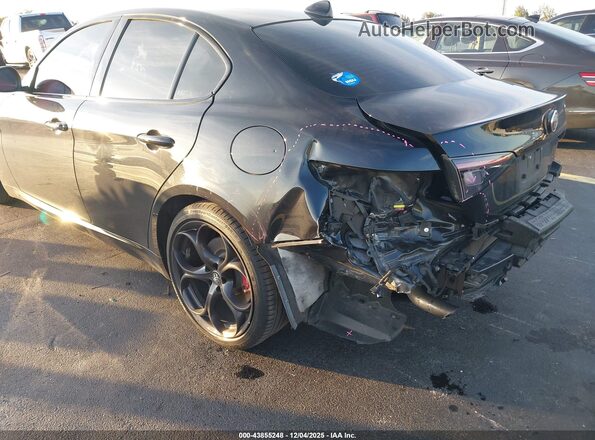 ZARFAMBN0R7682816 2024 ALFA ROMEO GIULIA Black Դիմացի տեսք