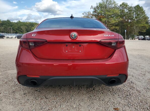 ZARFAMBN1P7670753 2023 ALFA ROMEO GIULIA Red Vista trasera