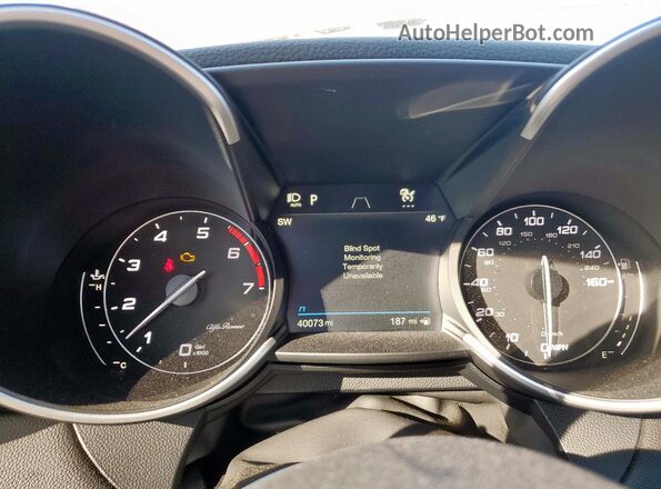 ZARFAMBN3P7669944 2023 ALFA ROMEO GIULIA Gray Սարքավորումների վահանակի տեսք