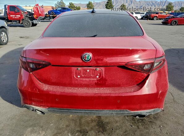 ZARFAMBN5P7671226 2023 ALFA ROMEO GIULIA Red უკანა ხედი