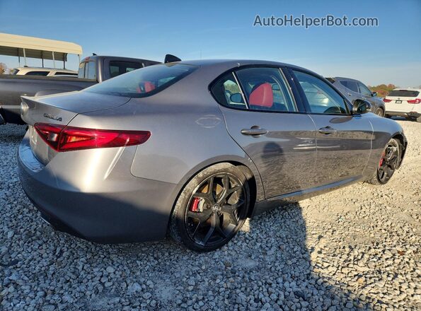 ZARFAMBN6M7644161 2021 ALFA ROMEO GIULIA Gray Tył prawy