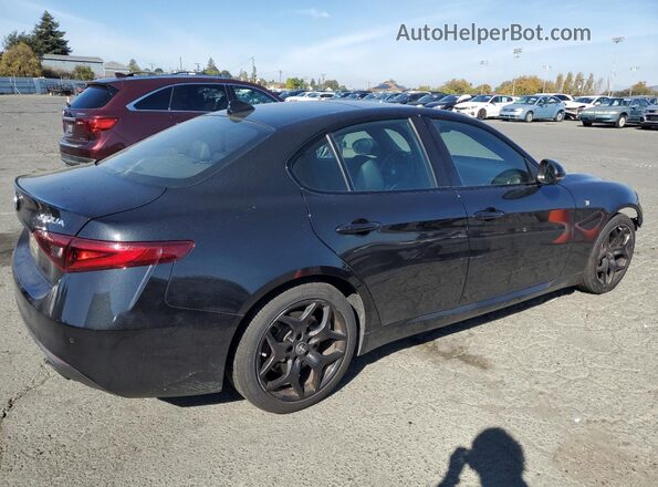 ZARFAMBN6N7662273 2022 ALFA ROMEO GIULIA Черный Задняя правая четверть