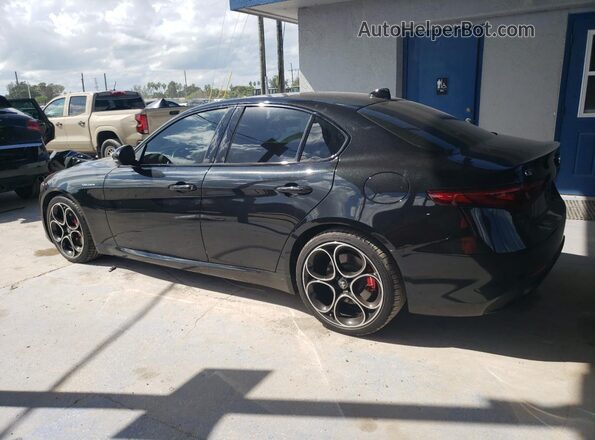ZARFAMBN6N7664850 2022 ALFA ROMEO GIULIA Black Trasero izquierdo
