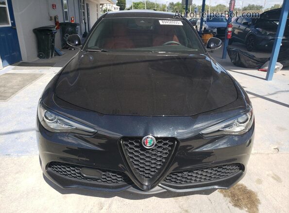 ZARFAMBN6N7664850 2022 ALFA ROMEO GIULIA Black Vista frontal