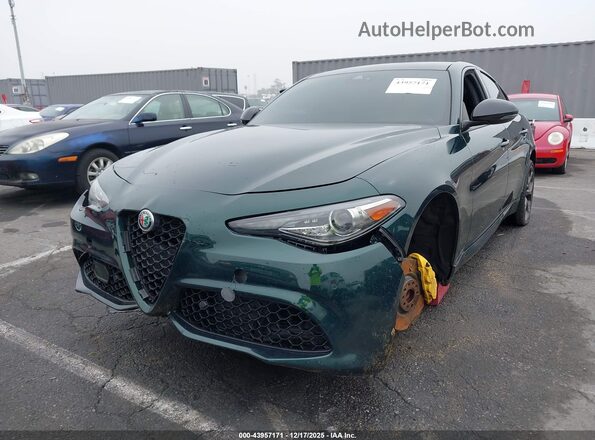 ZARFAMBN8M7649085 2021 ALFA ROMEO GIULIA Green Front left