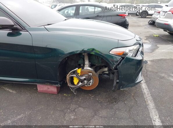 ZARFAMBN8M7649085 2021 ALFA ROMEO GIULIA Green Front view