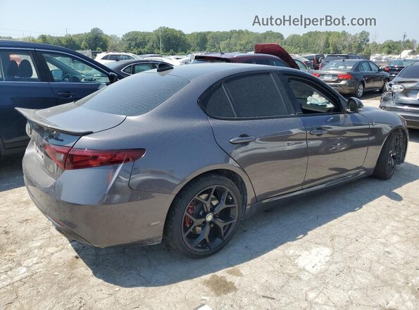 ZARFAMBNXM7644972 2021 ALFA ROMEO GIULIA Gray Tył prawy