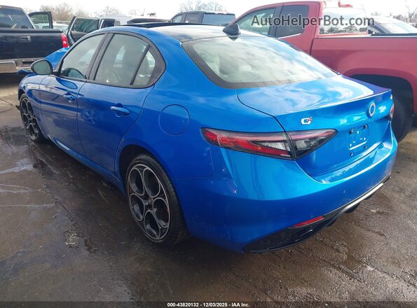 ZARFANBN0R7678402 2024 ALFA ROMEO GIULIA Blue Trasero izquierdo