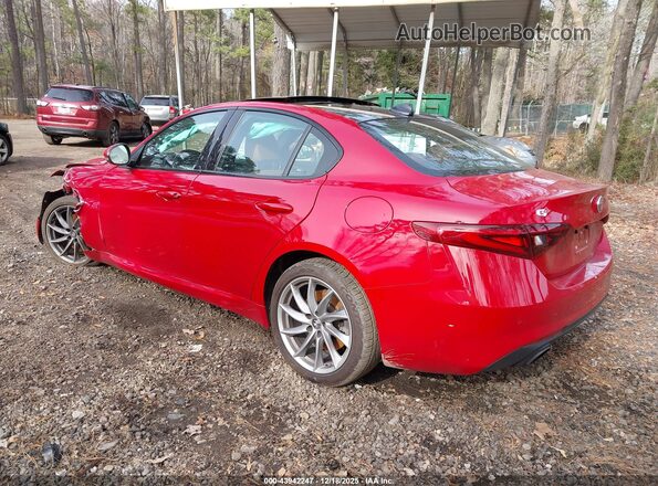 ZARFANBN2N7659781 2022 ALFA ROMEO GIULIA Red Tył lewy