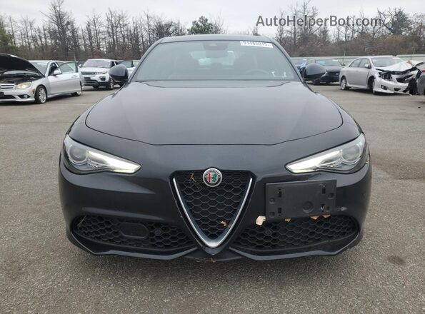 ZARFANBN3N7660809 2022 ALFA ROMEO GIULIA Black წინა ხედი