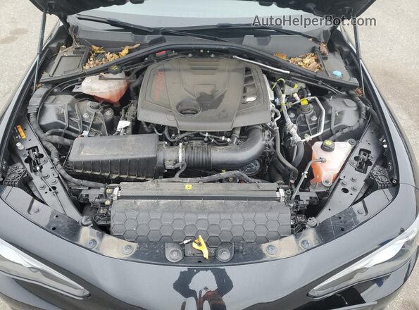 ZARFANBN3N7660809 2022 ALFA ROMEO GIULIA Black უკანა სალონის ხედი