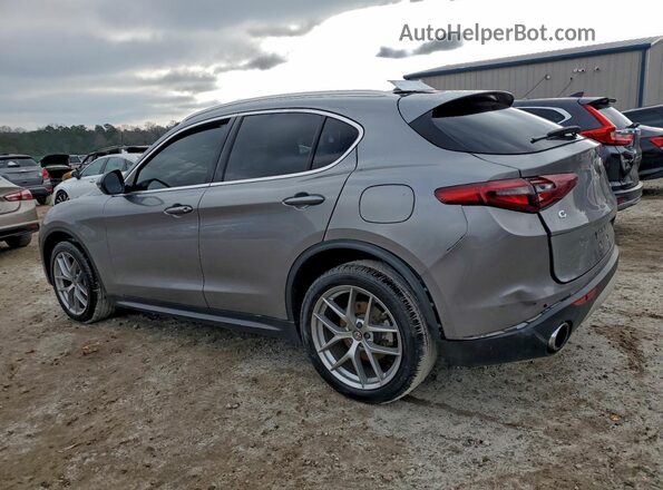 ZASFAKBN6J7C01591 2018 ALFA ROMEO STELVIO Gray Задня ліва чверть