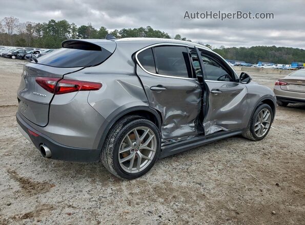 ZASFAKBN6J7C01591 2018 ALFA ROMEO STELVIO Gray Задня права чверть