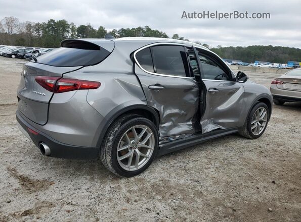 ZASFAKBN6J7C01591 2018 ALFA ROMEO STELVIO Gray Панорамний вид салону 360°