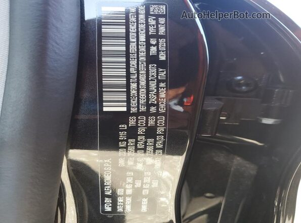 ZASPAJAN0L7C93073 2020 ALFA ROMEO STELVIO Black Widok komory silnika