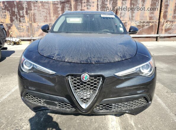 ZASPAJAN0L7C93073 2020 ALFA ROMEO STELVIO Black Widok z przodu