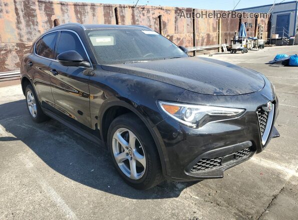 ZASPAJAN0L7C93073 2020 ALFA ROMEO STELVIO Black Przód prawy
