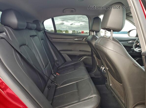 ZASPAJAN4L7C95103 2020 ALFA ROMEO STELVIO Black Rear seats view
