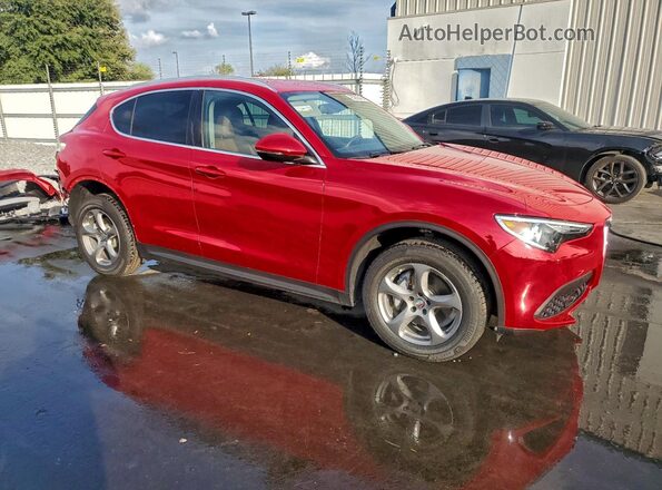 ZASPAJAN5M7C99890 2021 ALFA ROMEO STELVIO Red Przód prawy