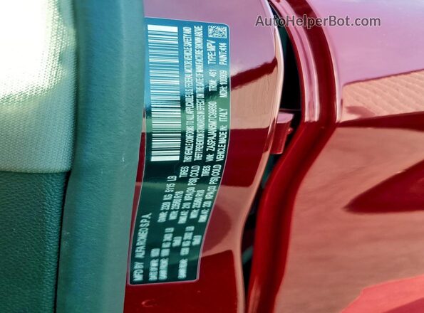 ZASPAJAN5M7C99890 2021 ALFA ROMEO STELVIO Red Widok wnętrza 360 stopni