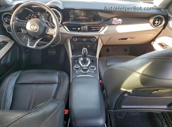 ZASPAJAN6M7C99736 2021 ALFA ROMEO STELVIO Blue წინა პანელის ხედი