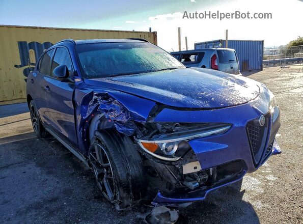 ZASPAJAN6M7C99736 2021 ALFA ROMEO STELVIO Blue წინა მარჯვენა