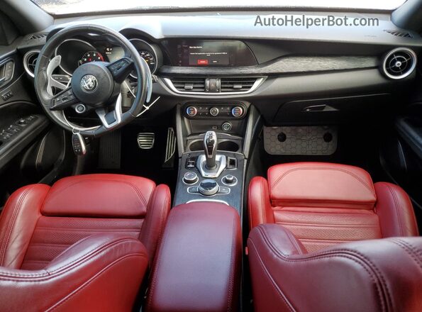 ZASPAKAN6N7D41801 2022 ALFA ROMEO STELVIO White Dashboard view