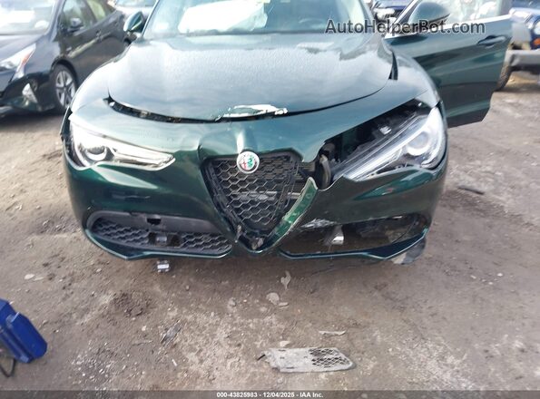ZASPAKAN9M7D17071 2021 ALFA ROMEO STELVIO Green Vista frontal