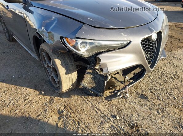 ZASPAKBN0N7D37161 2022 ALFA ROMEO STELVIO Gray Դիմացի տեսք