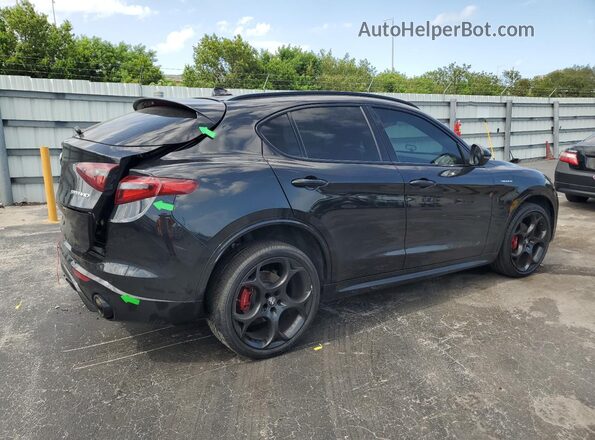 ZASPAKBN0N7D48306 2022 ALFA ROMEO STELVIO Black Задня права чверть