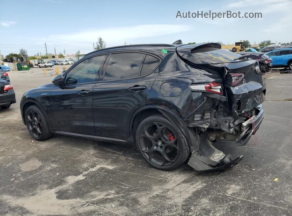 ZASPAKBN0N7D48306 2022 ALFA ROMEO STELVIO Black Задня ліва чверть