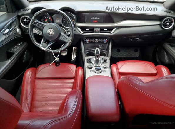 ZASPAKBN0N7D48306 2022 ALFA ROMEO STELVIO Black Вид панелі приладів