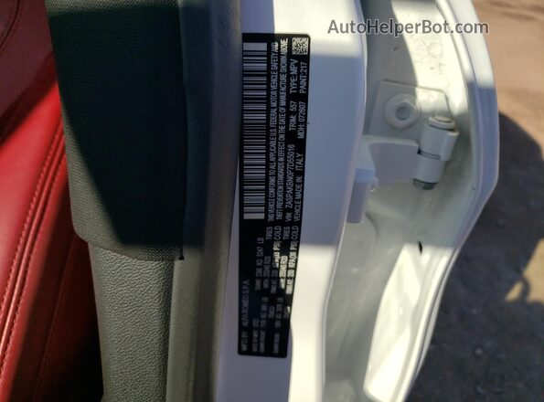 ZASPAKBN0P7D55016 2023 ALFA ROMEO STELVIO White Вид наклейки з VIN-кодом