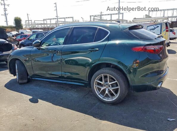 ZASPAKBN1M7D03986 2021 ALFA ROMEO STELVIO Зеленый Задняя левая четверть