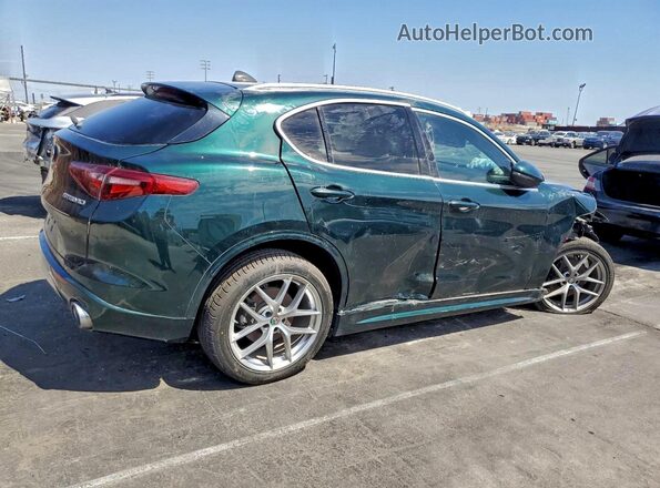 ZASPAKBN1M7D03986 2021 ALFA ROMEO STELVIO Зеленый Задняя правая четверть