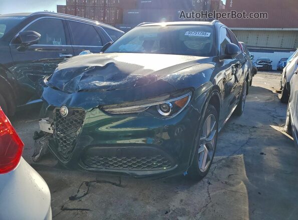 ZASPAKBN1M7D03986 2021 ALFA ROMEO STELVIO Зеленый Вид спереди