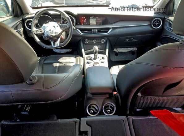 ZASPAKBN1M7D03986 2021 ALFA ROMEO STELVIO Зеленый Вид панели приборов