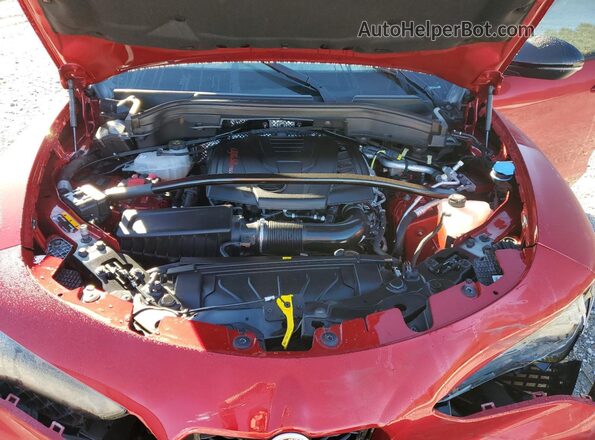 ZASPAKBN1R7D82860 2024 ALFA ROMEO STELVIO Red ძრავის განყოფილების ხედი