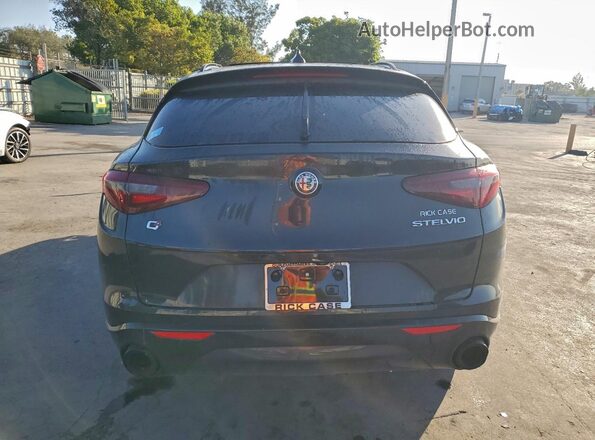 ZASPAKBN2M7D01115 2021 ALFA ROMEO STELVIO Черный Вид сзади