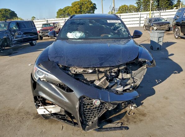 ZASPAKBN2M7D01115 2021 ALFA ROMEO STELVIO Черный Вид спереди